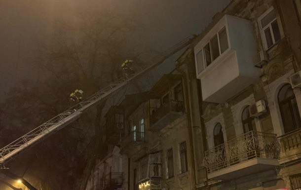 В центре Одессы горел памятник архитектуры