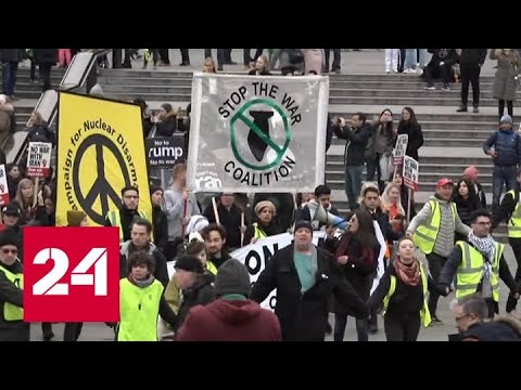 В Лондоне прошел массовый марш против войны на Ближнем Востоке - Россия 24 - (видео)