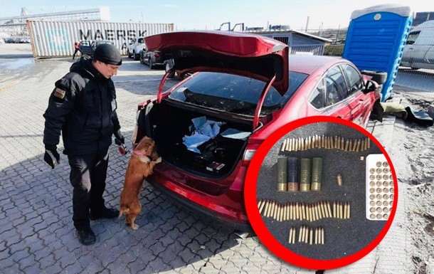 В одесском порту в машине из США нашли боеприпасы