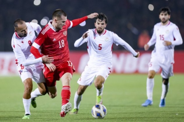 Сборные России и Таджикистана сыграли вничью в товарищеском матче - «Спорт»