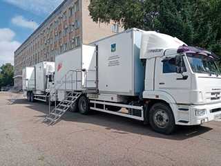 Завершается работа мобильного медицинского комплекса на центральной площади Уссурийска - «Новости Уссурийска»